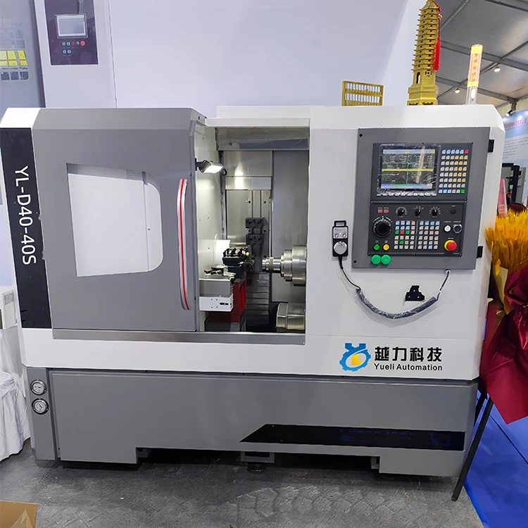 CNC Horizontal Dual-Head Lathe Machine