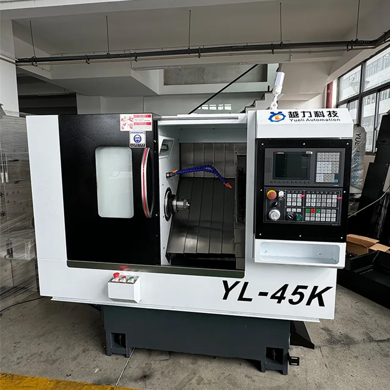 CNC Slant Bed Lathe with Servo Turret ແລະ Hydraulic Tailstock
